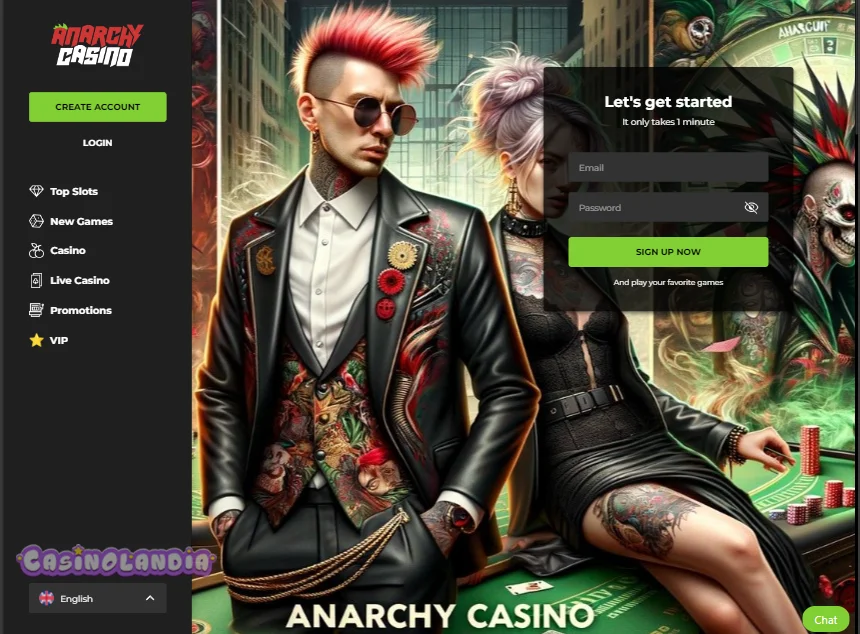 Tablet Landscape Anarchy Casino