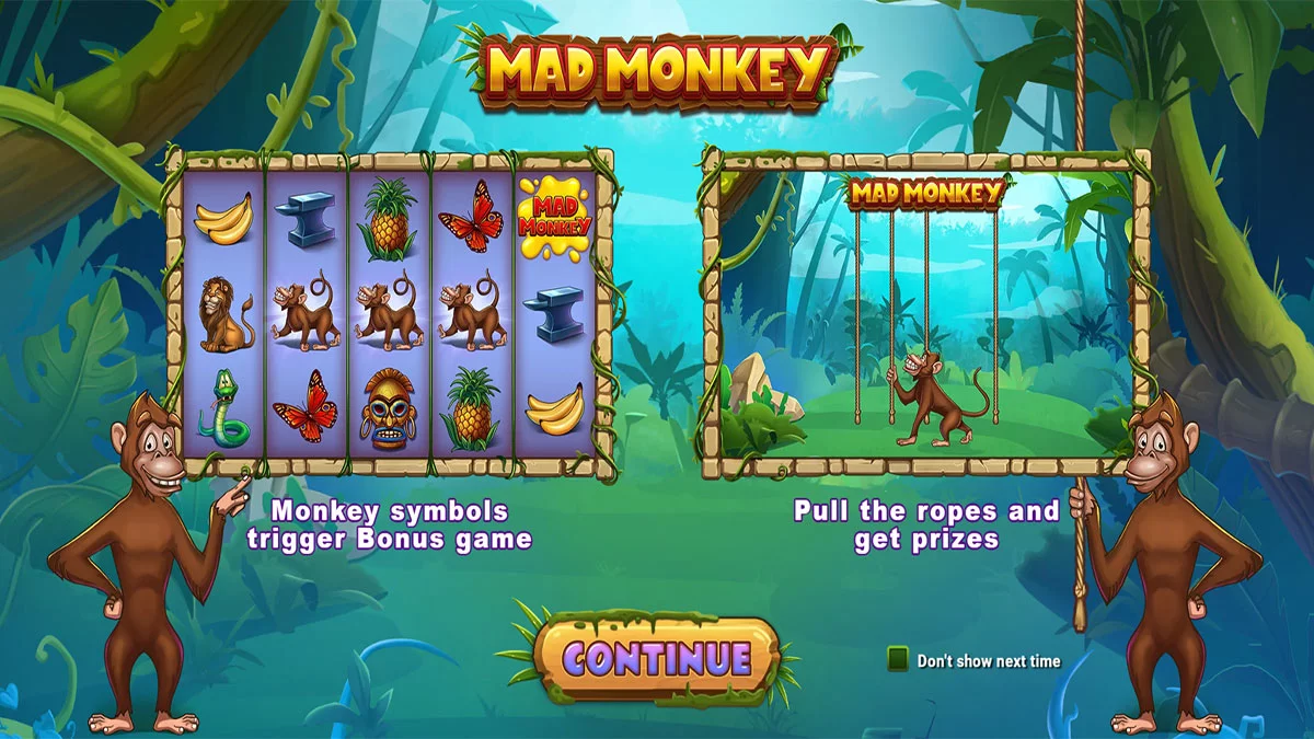 Mad Monkey Homescreen