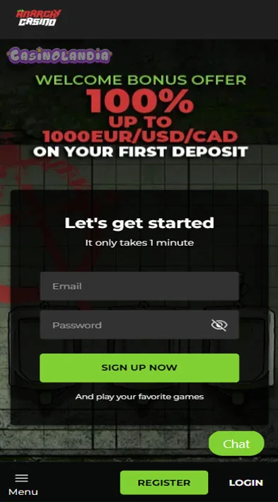 Mobile View Anarchy Casino