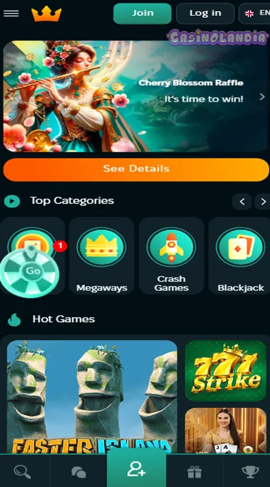 Mobile View Wins Royal Casino