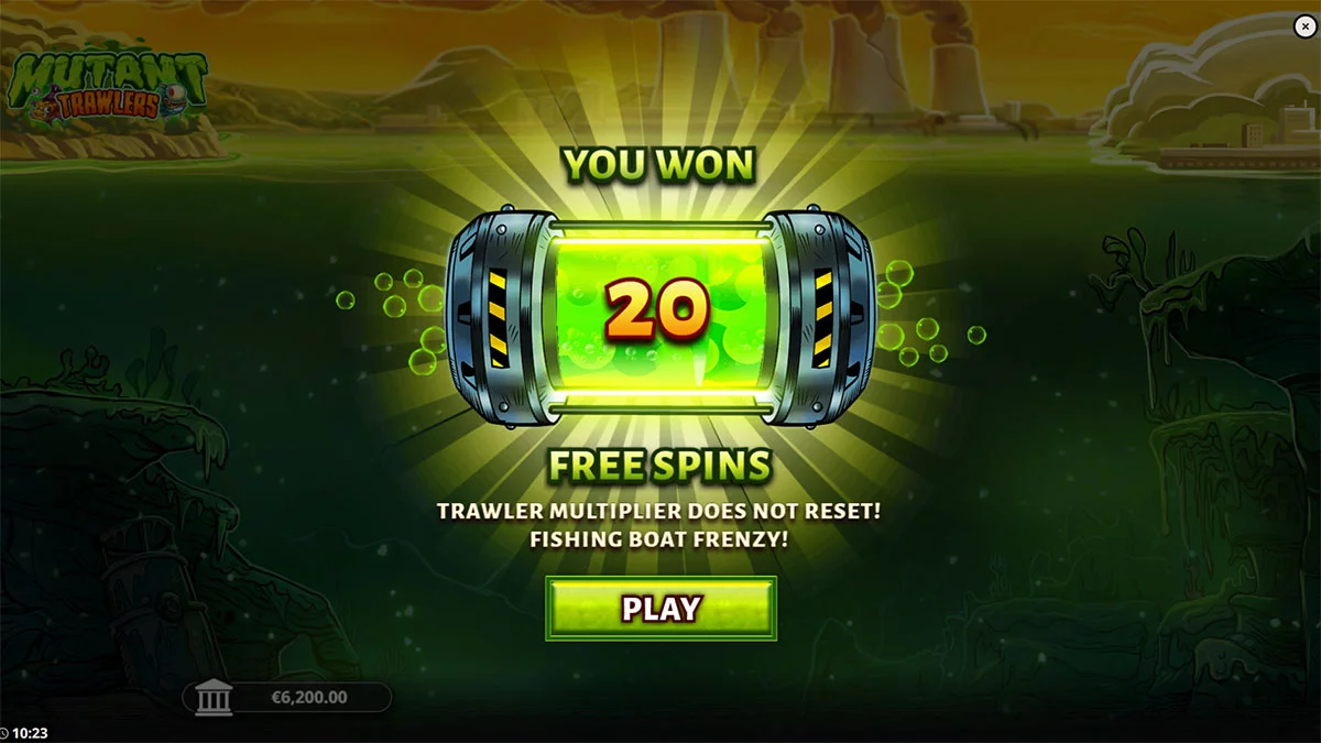 Mutant Trawlers Free Spins