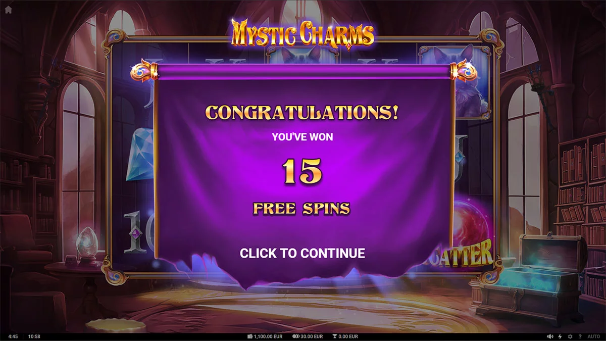 Mystic Charms Free Spins