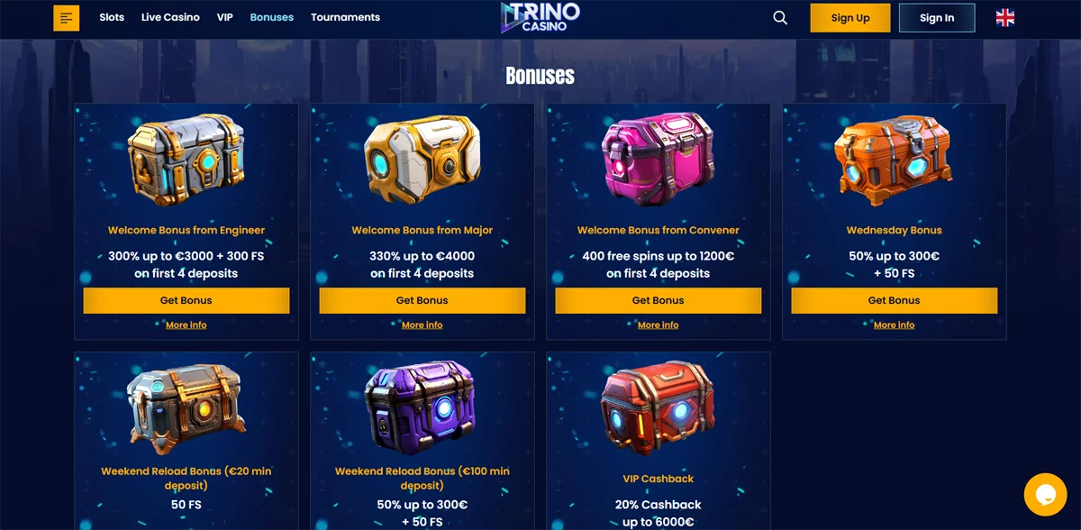Trino Casino Promotions