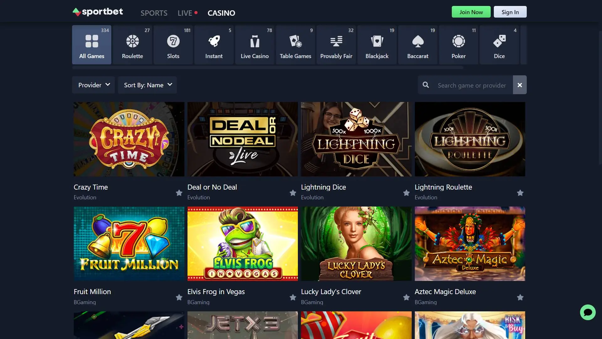 Sportbet.one Casino