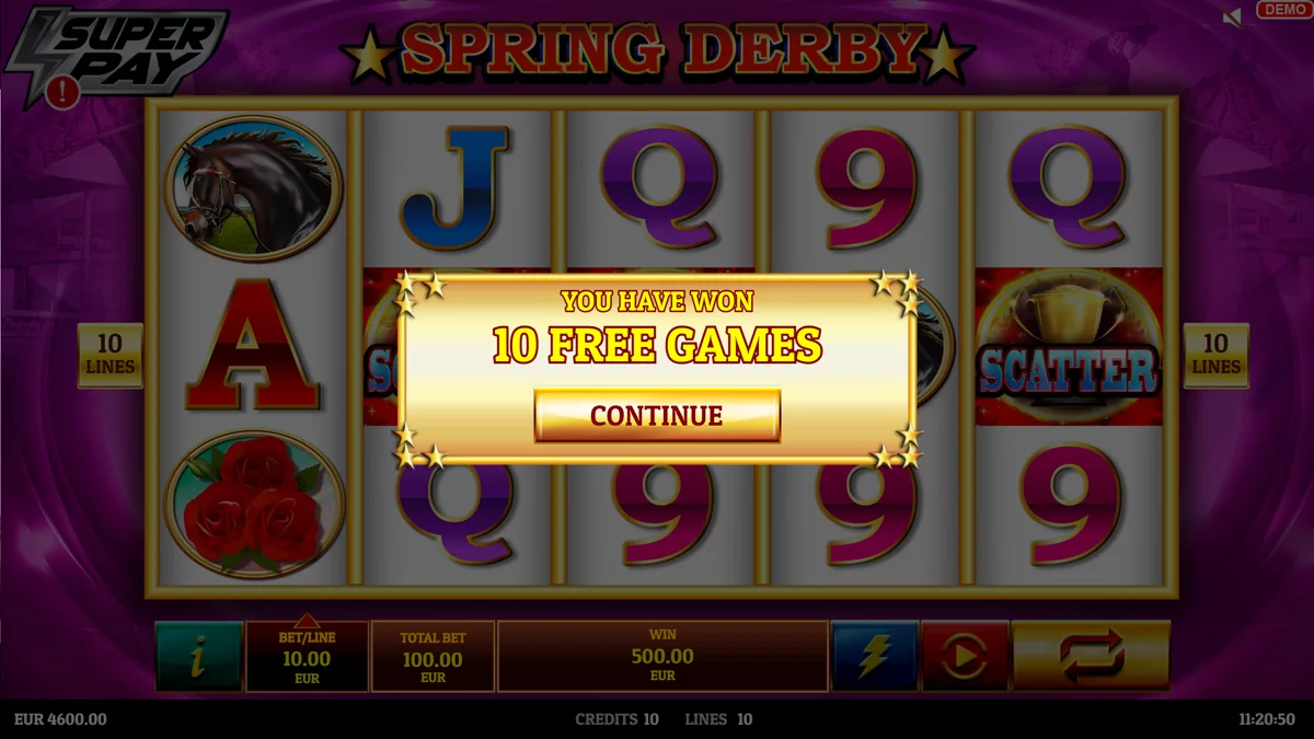 Spring Derby Free Spins