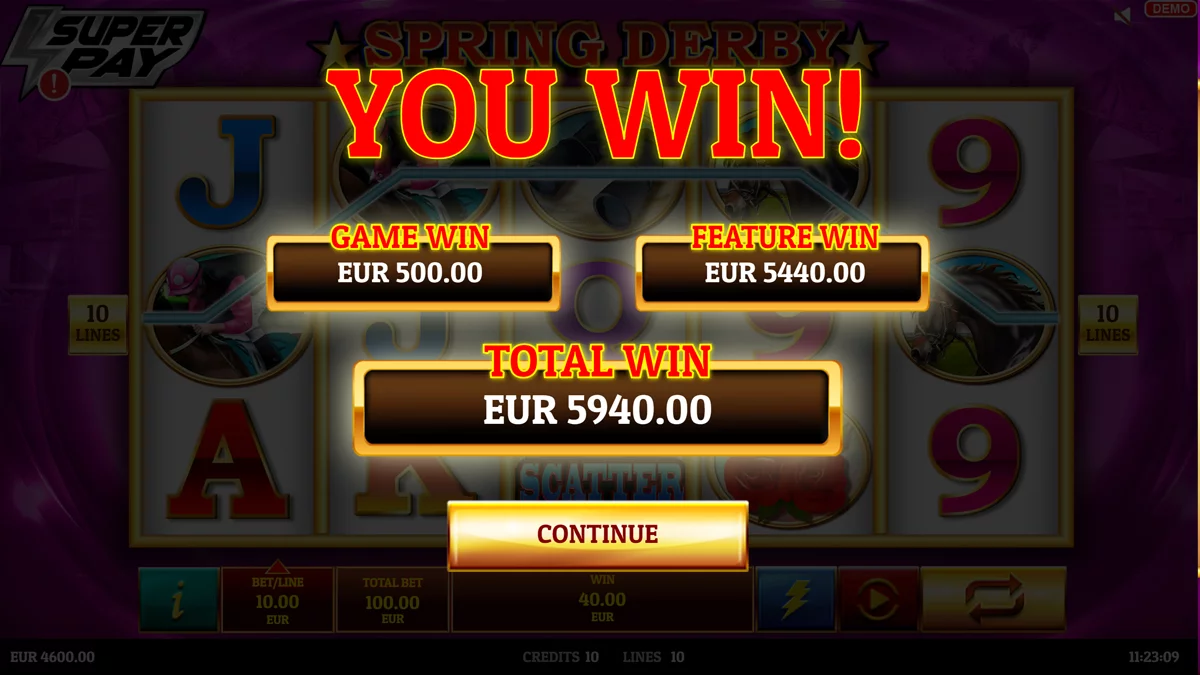 Spring Derby Win