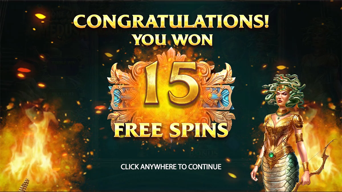 Stone Gaze of Medusa Free Spins