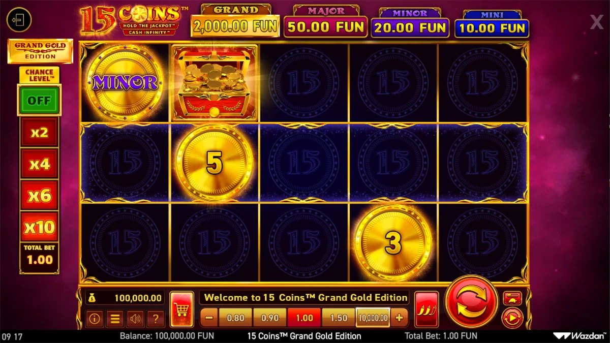 15 Coins™ Grand Gold Edition Base