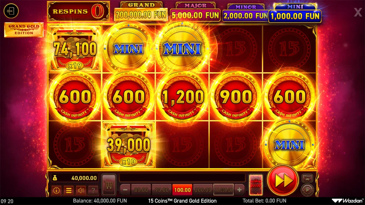 15 Coins™ Grand Gold Edition Bonus