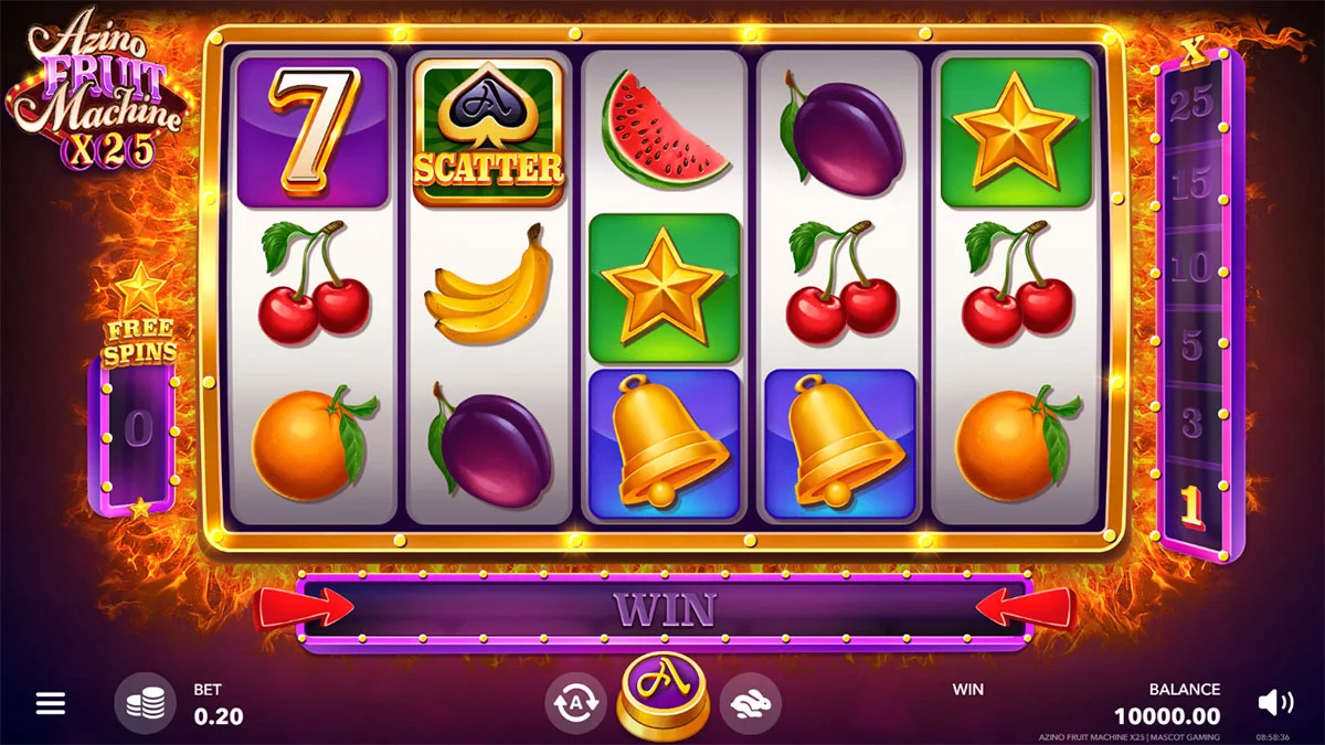 AZINO FRUIT MACHINE X25 Base