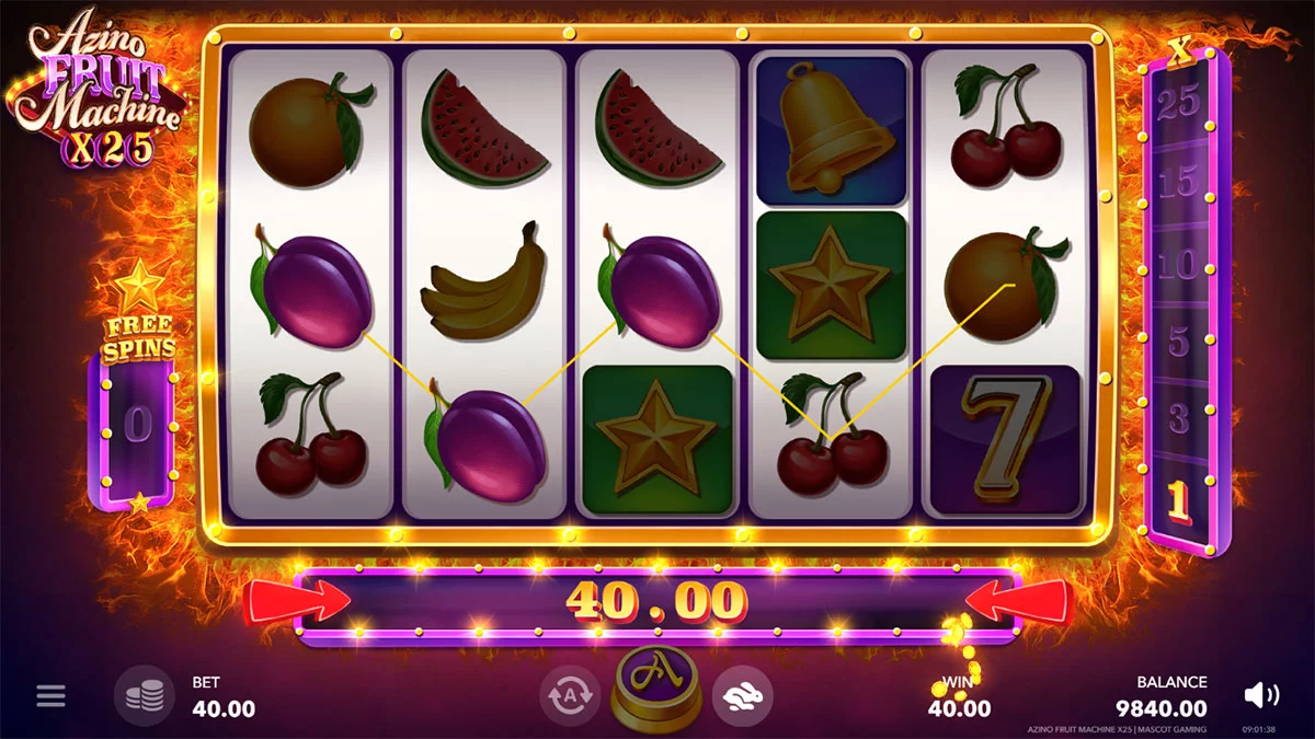 AZINO FRUIT MACHINE X25 Small