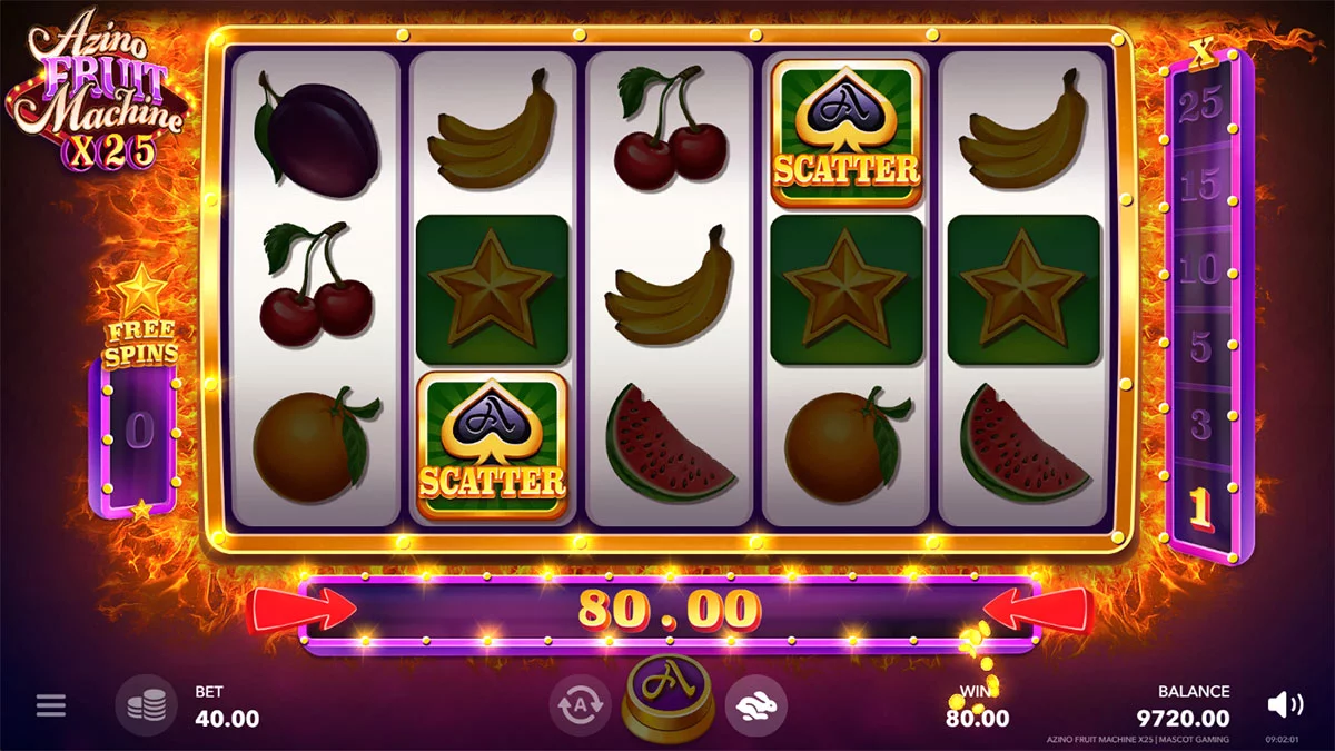 AZINO FRUIT MACHINE X25 Win