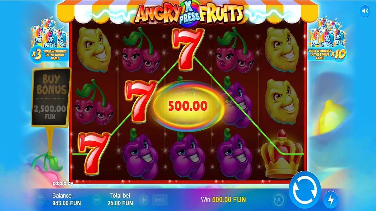 Angry Fruits Big Win