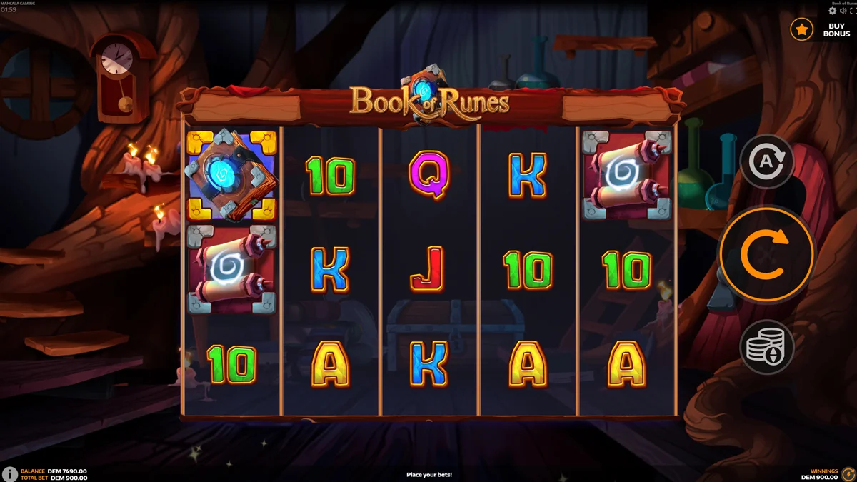 Book of Runes Base Play