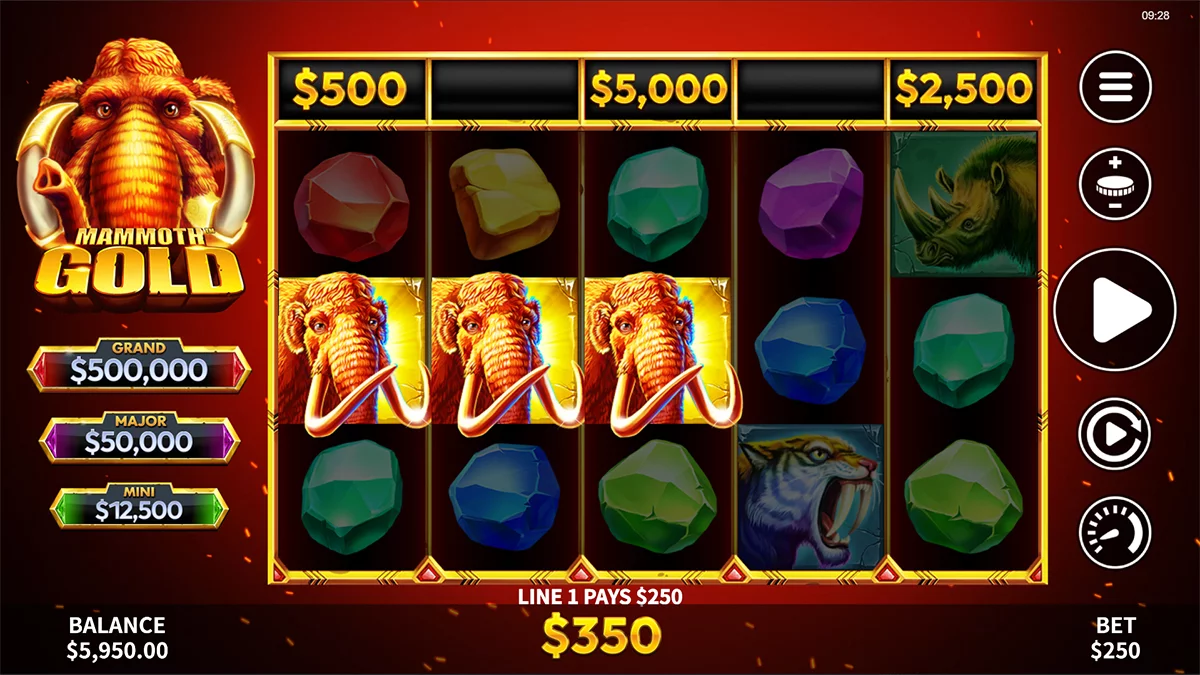 Mammoth Gold Win