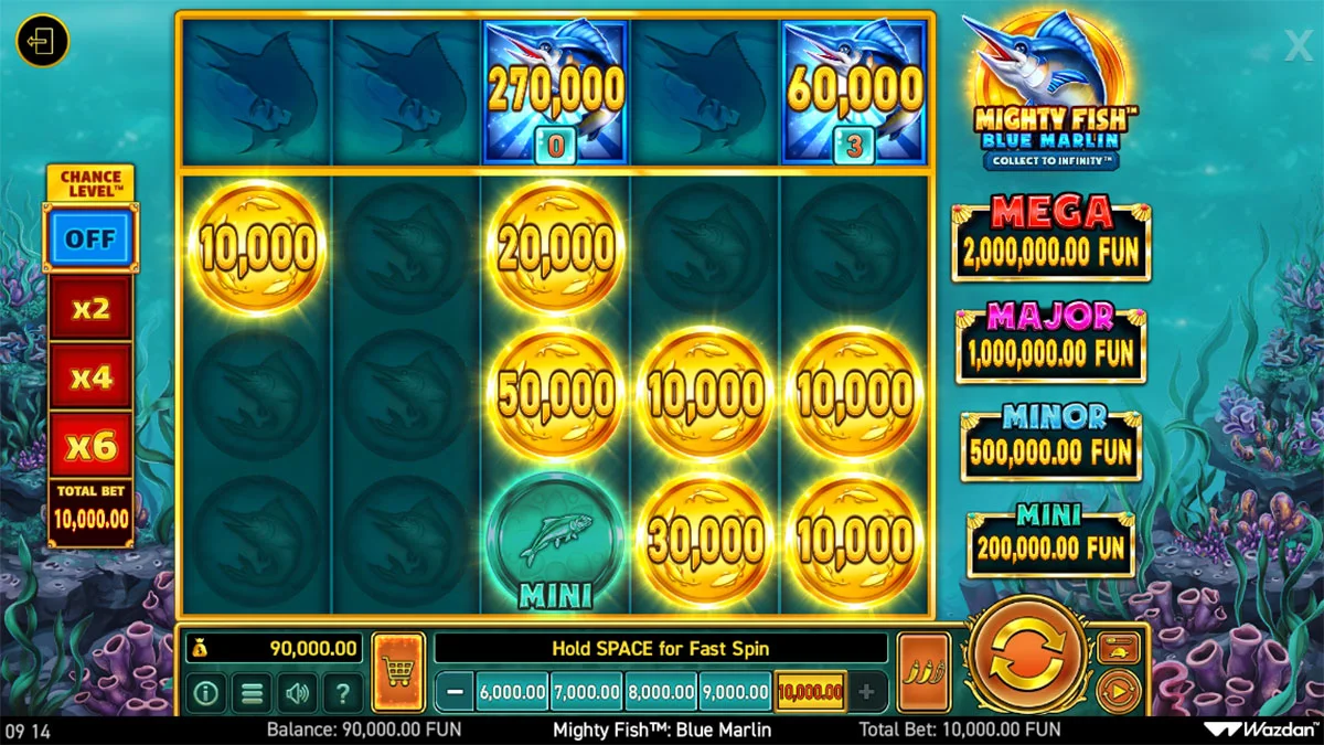 Mighty Fish™ Blue Marlin Big