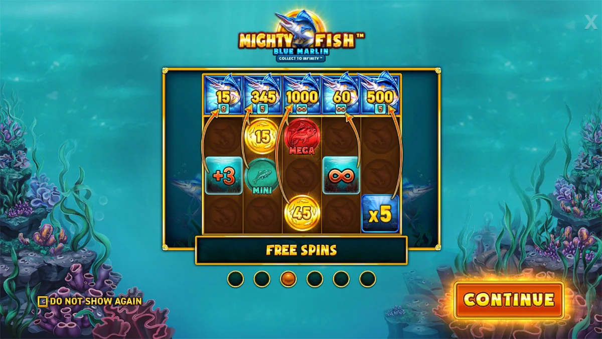 Mighty Fish™ Blue Marlin Homescreen