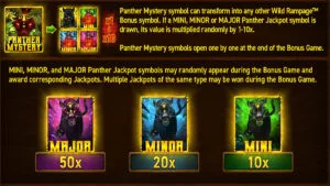 Mighty Wild™ Panther Grand Gold Edition Paytable