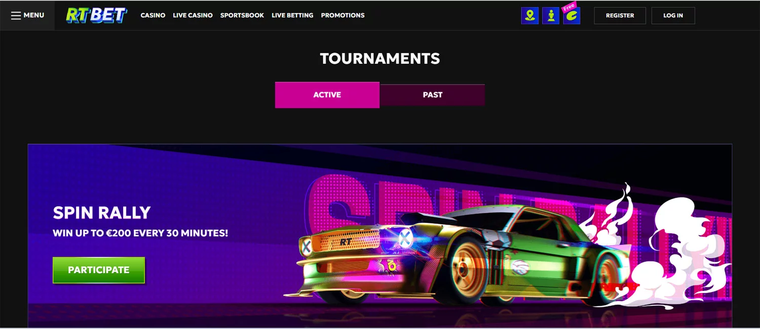 RT Bet Casino VIP Tournaments