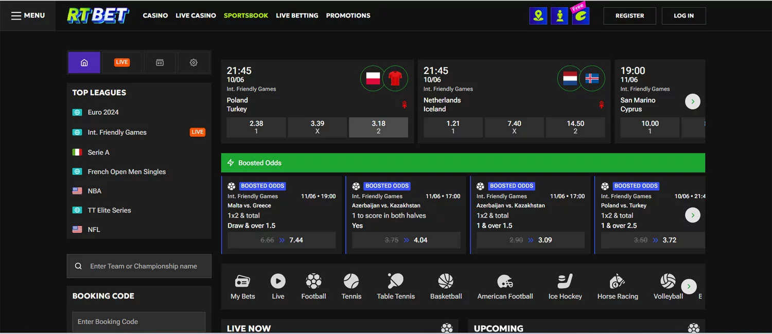 RT Bet Casino VIP SportsBook
