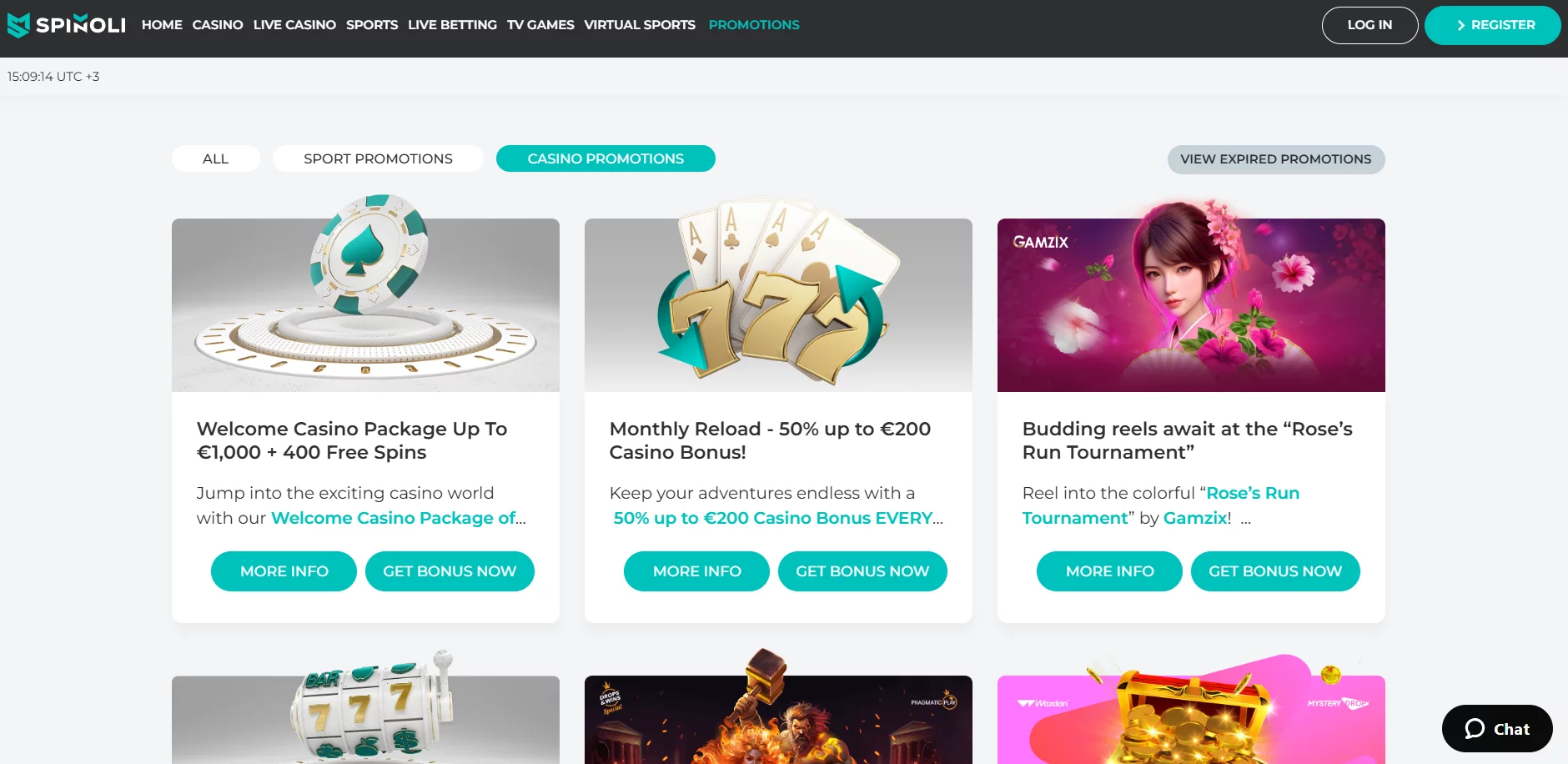 Spinoli Casino Promotions