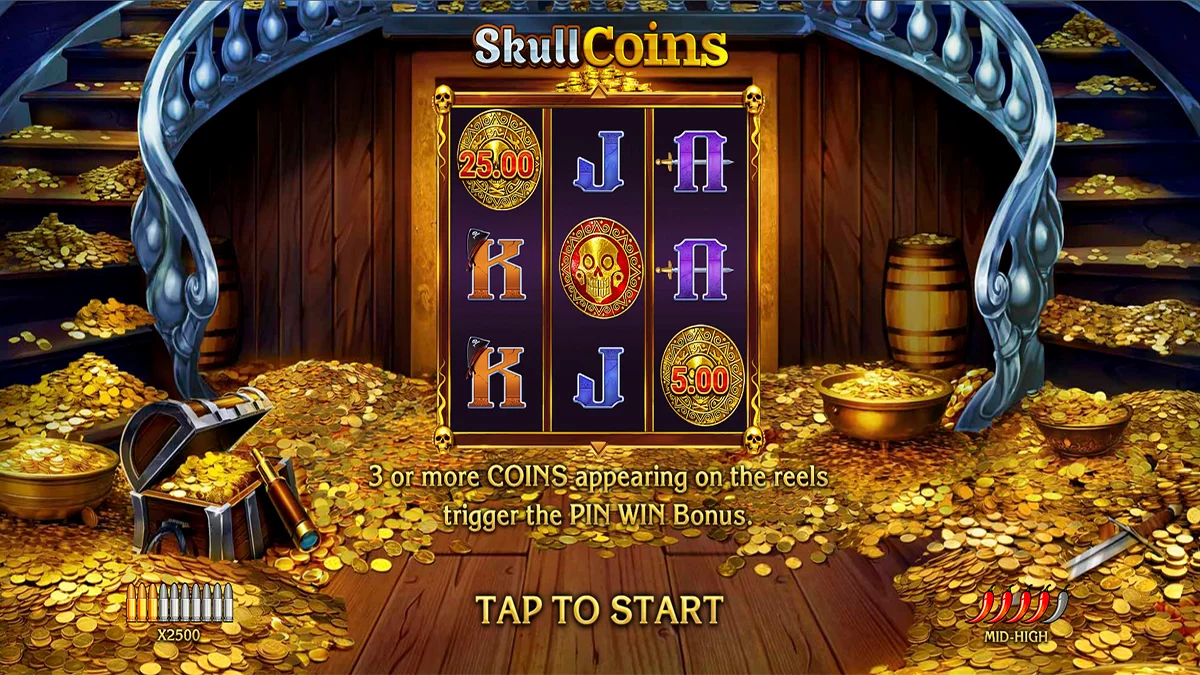 Skull Coins Homescreen