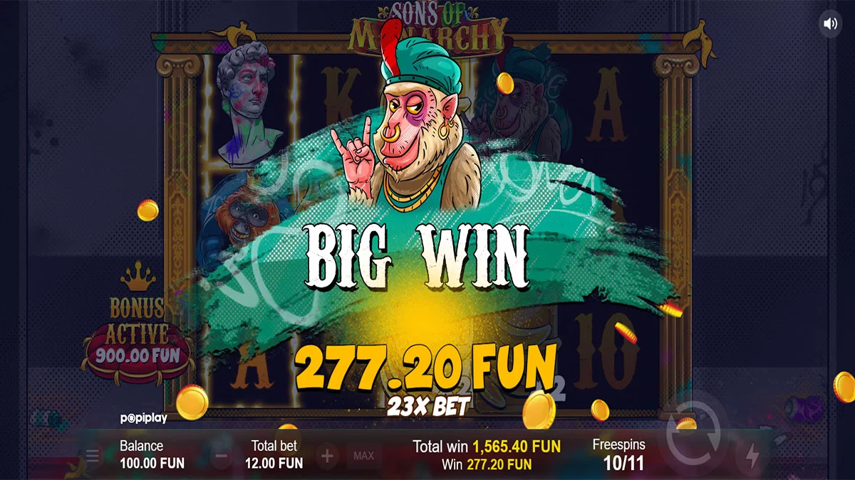 Sons of Monarchy Big Win