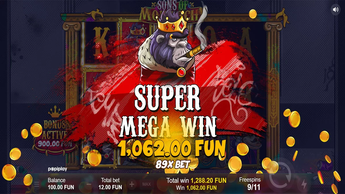 Sons of Monarchy Super Mega Win