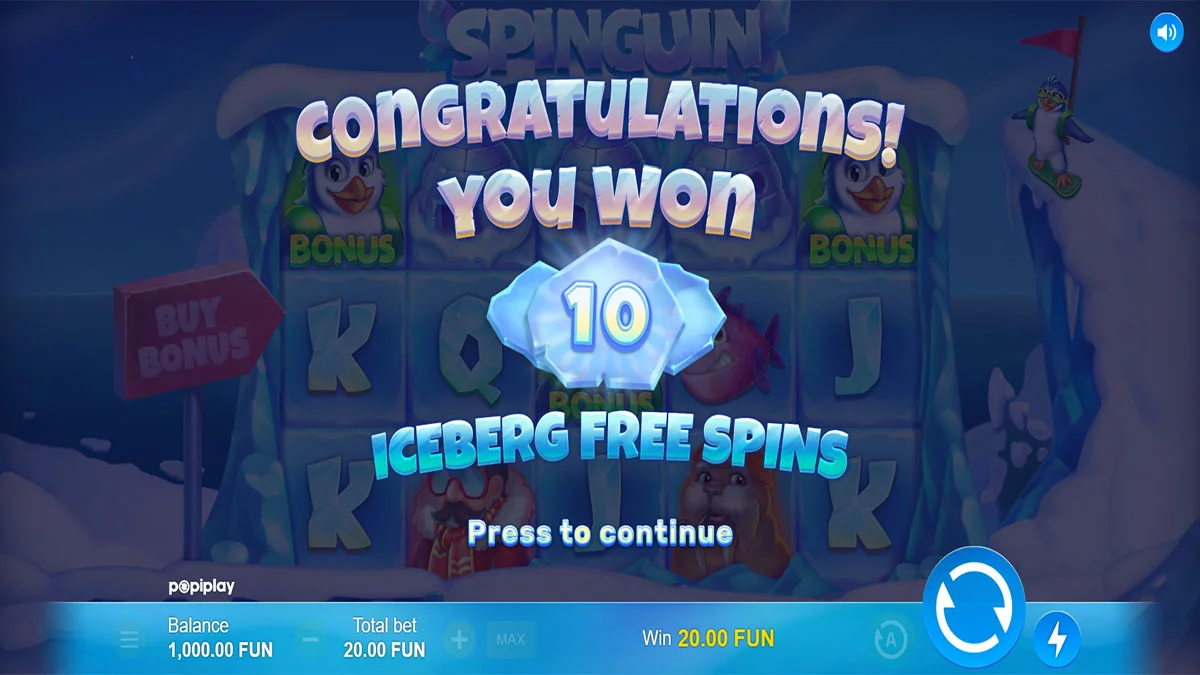 Spinguin Free Spins