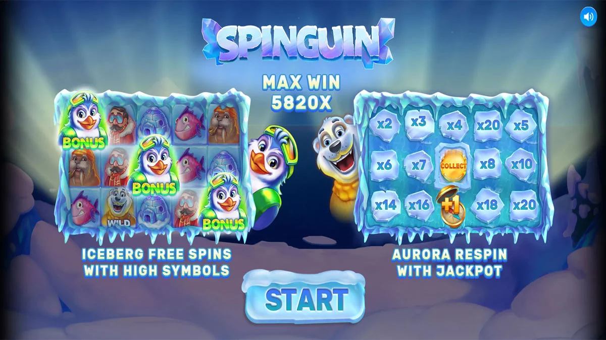 Spinguin Homescreen