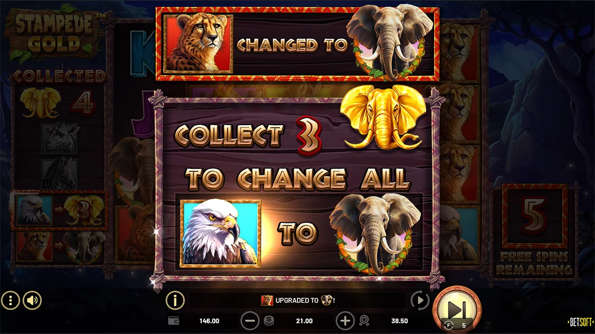 Stampede Gold Change