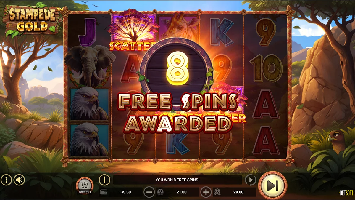 Stampede Gold Free Spins