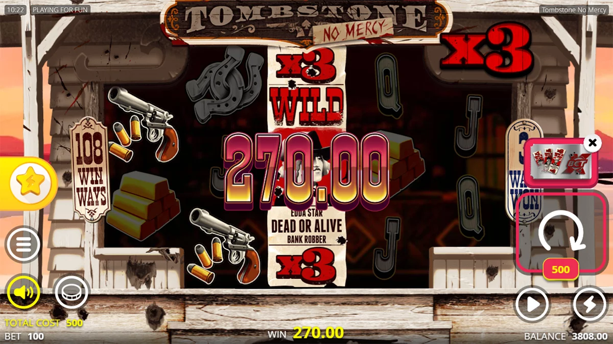 Tombstone No Mercy Win