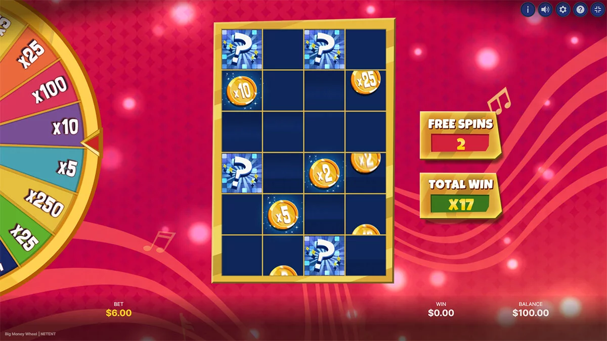 Big Money Wheel Bonus