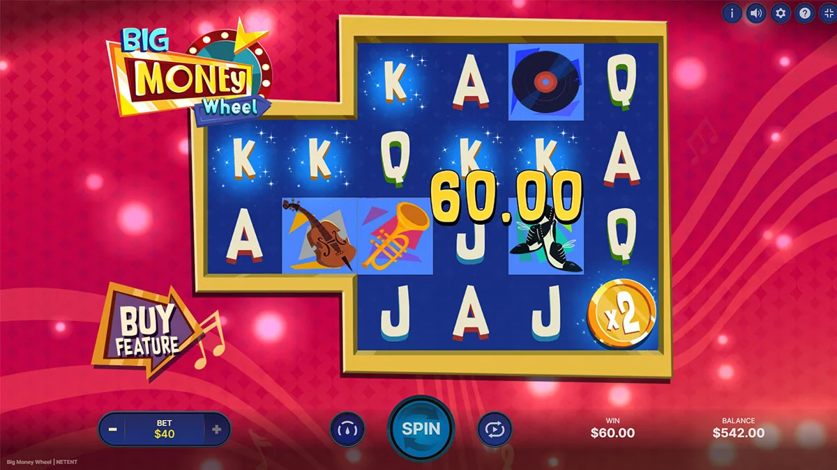 Big Money Wheel Win