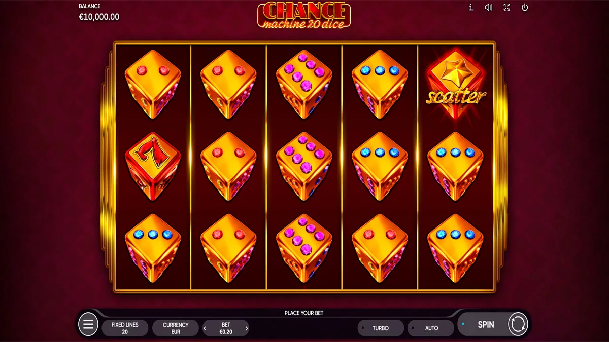 Chance Machine 20 Dice Base
