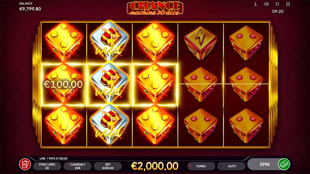 Chance Machine 20 Dice Win