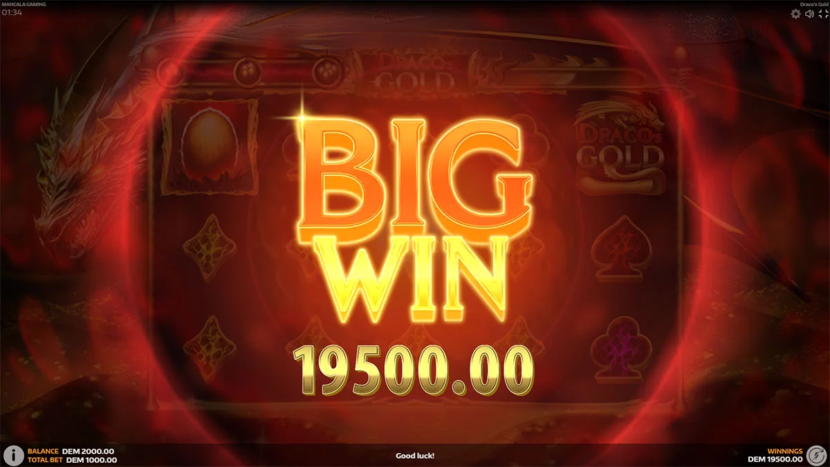 Draco's Gold Big Win
