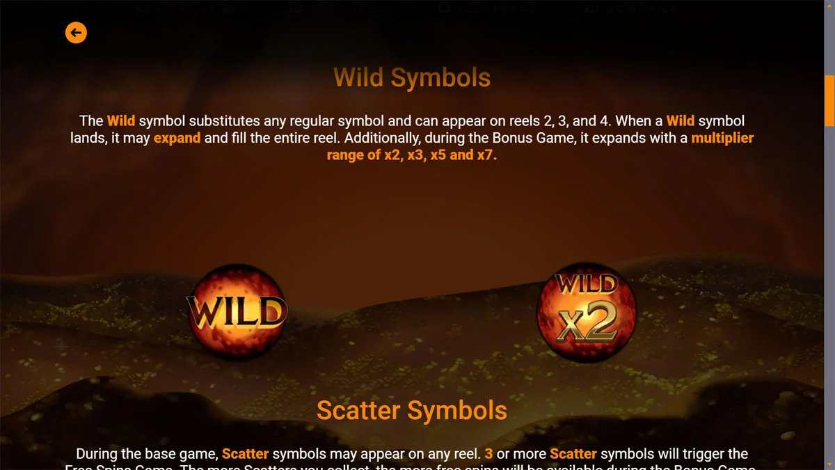 Drago's Gold Slot Wild Symbols