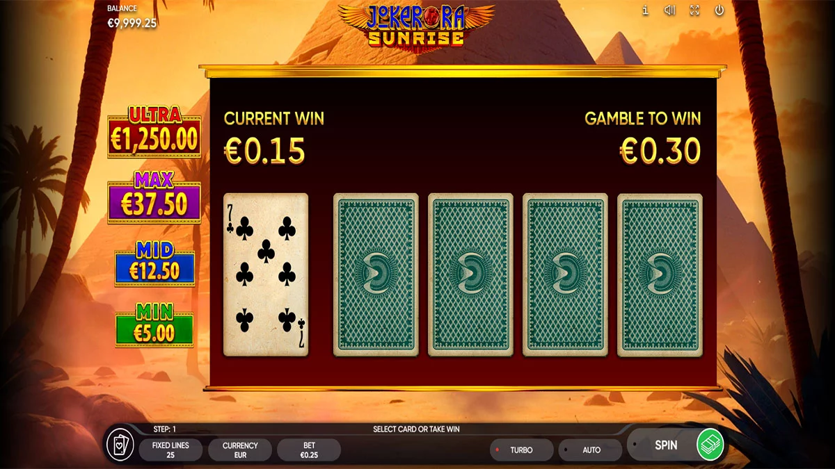 JOKER RA SUNRISE Gamble