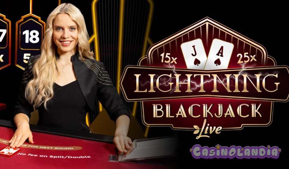 Lightning Blackjack by Evolution Gaming