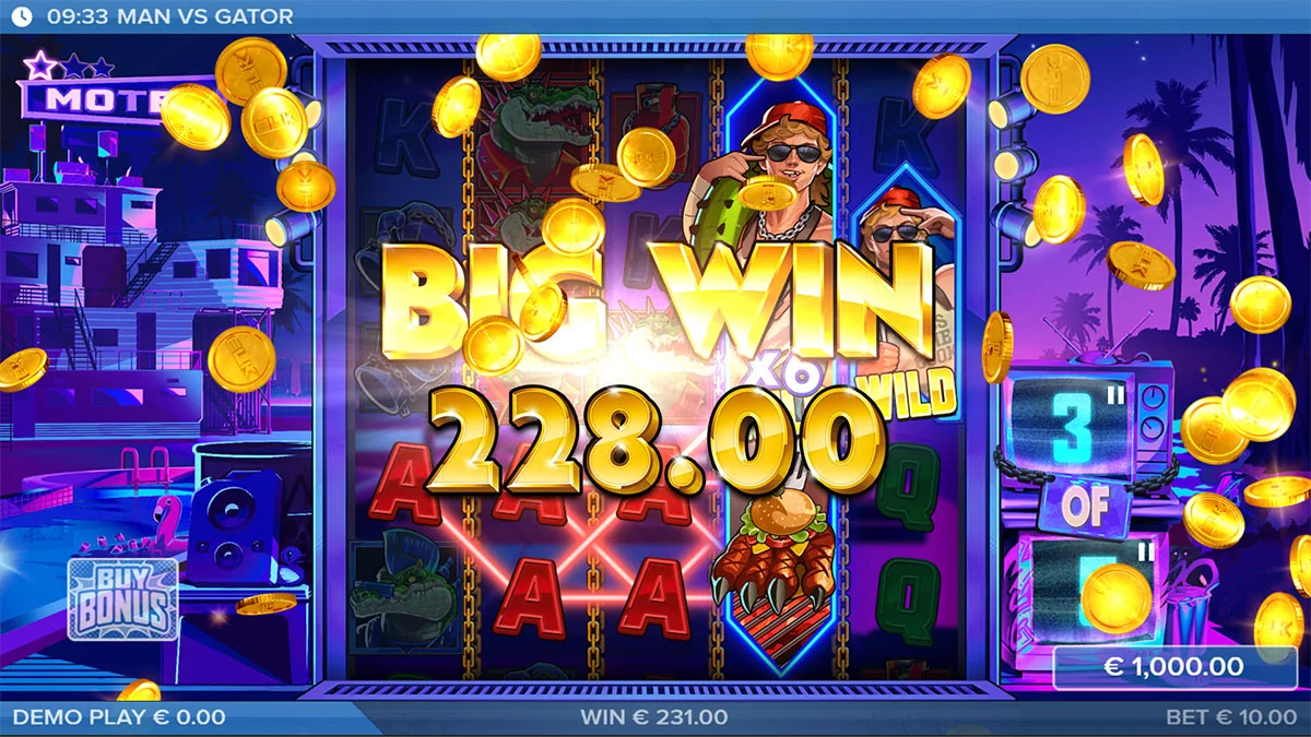 Man vs Gator Big Win