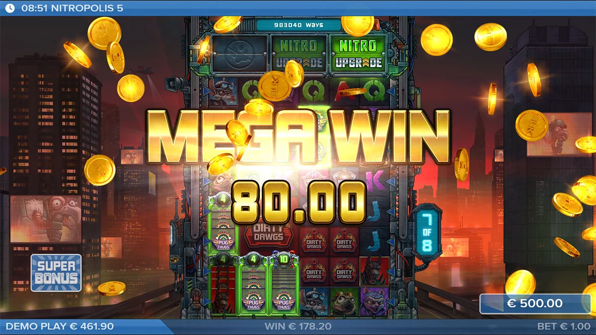 Nitropolis 5 Mega Win