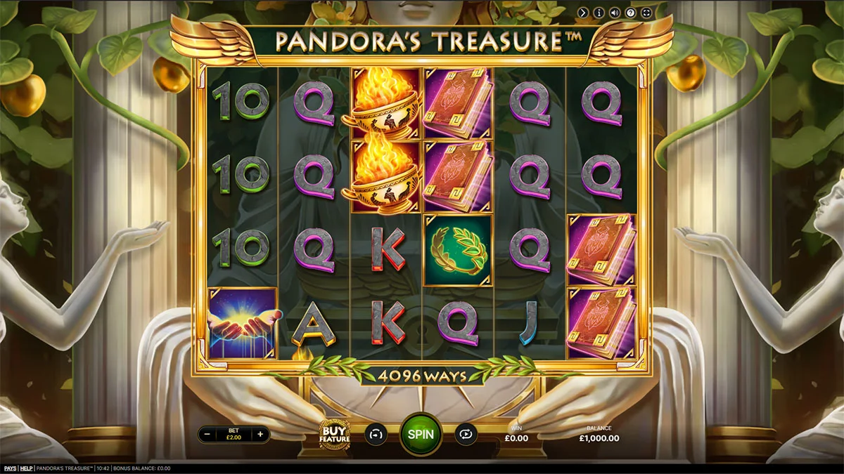 Pandora’s Treasure Homescreen