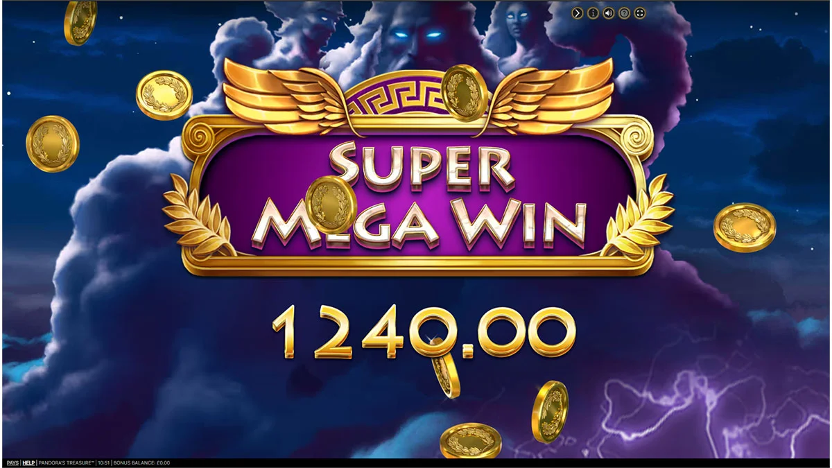Pandora’s Treasure Super WIn