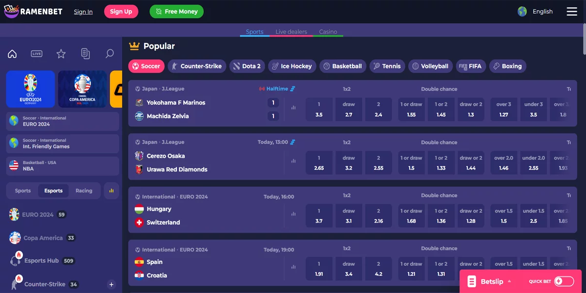 RamenBet Casino Sportsbook