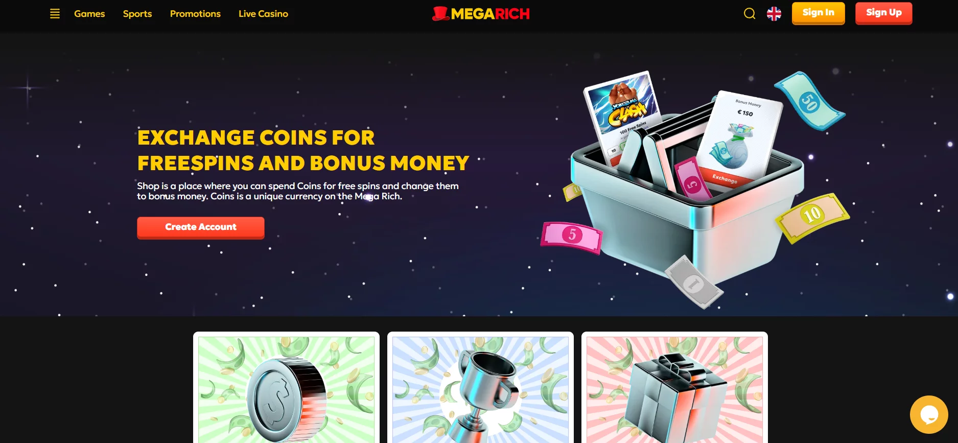 Megarich Casino Shop