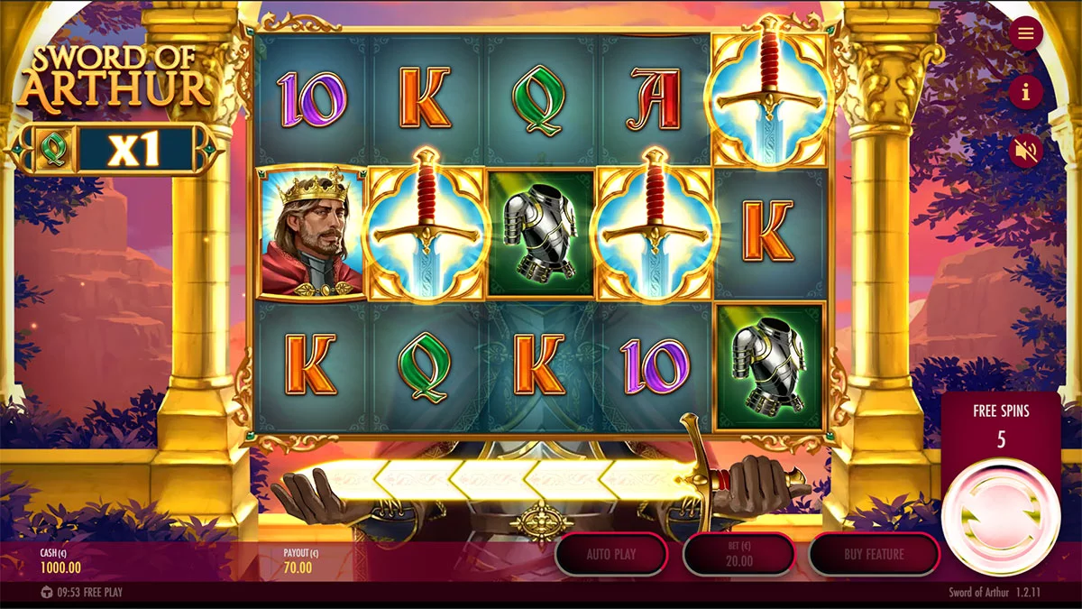 Sword of Arthur Bonus Round