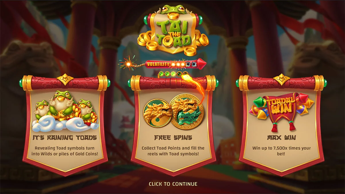Tai the Toad Homescreen