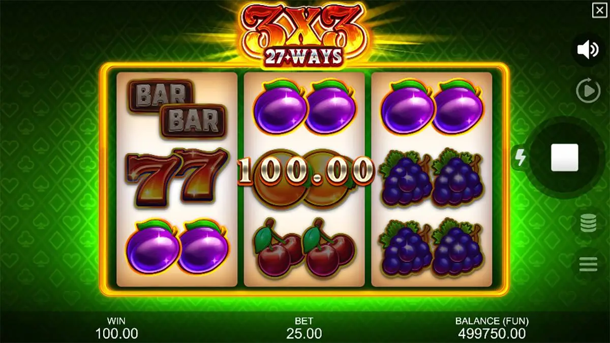 3X3 27 Ways Plum Win